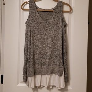 Cold Shoulder Sweater